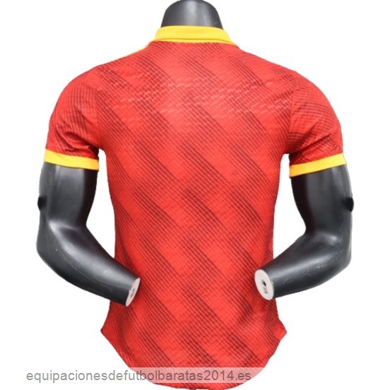 Nuevo Tailandia Cuarta Jugadores Camiseta As Roma 23/24 Rojo Baratas